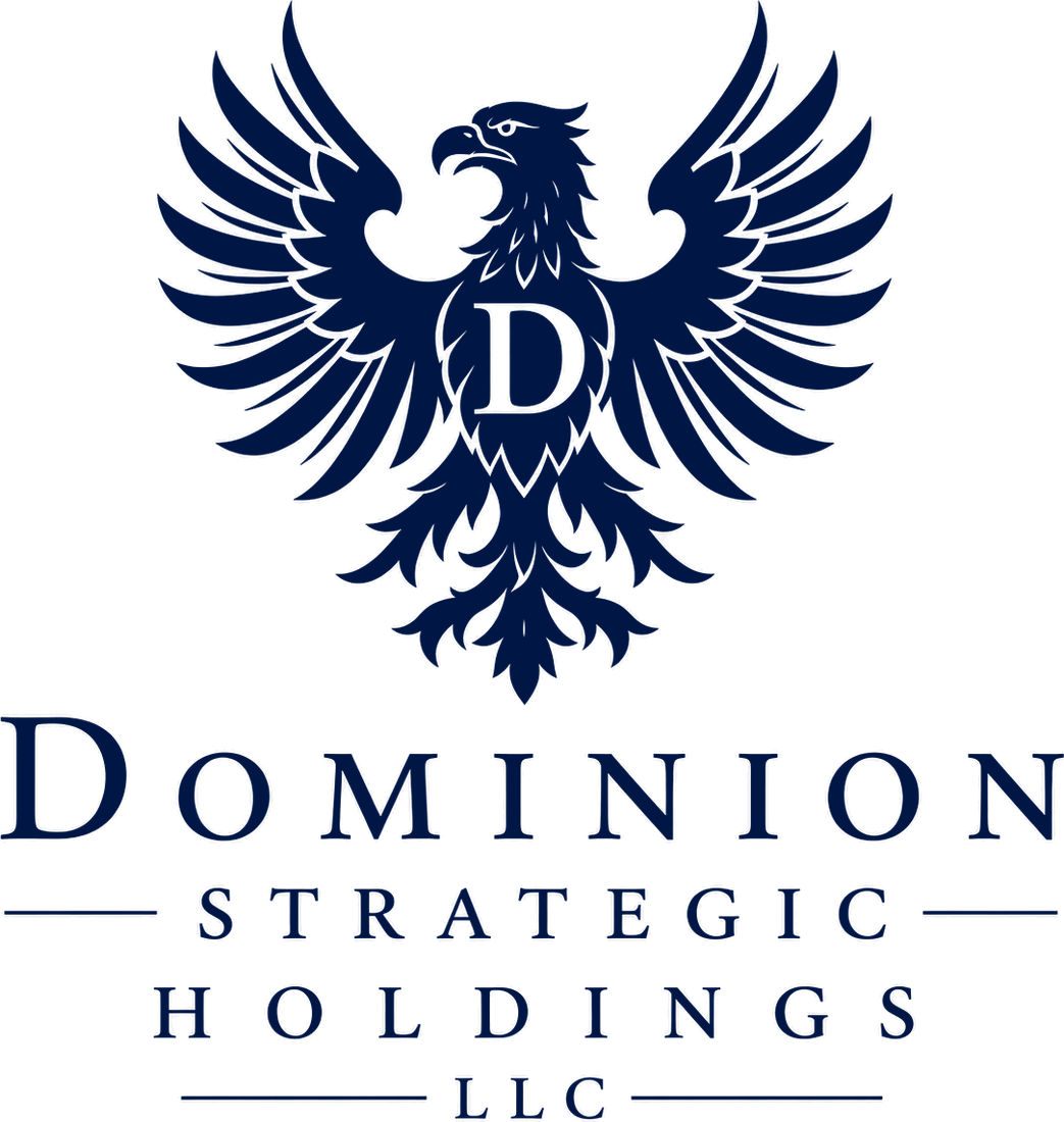 Dominion Strategic Holdings LLC logo - eagle crest above the firm name